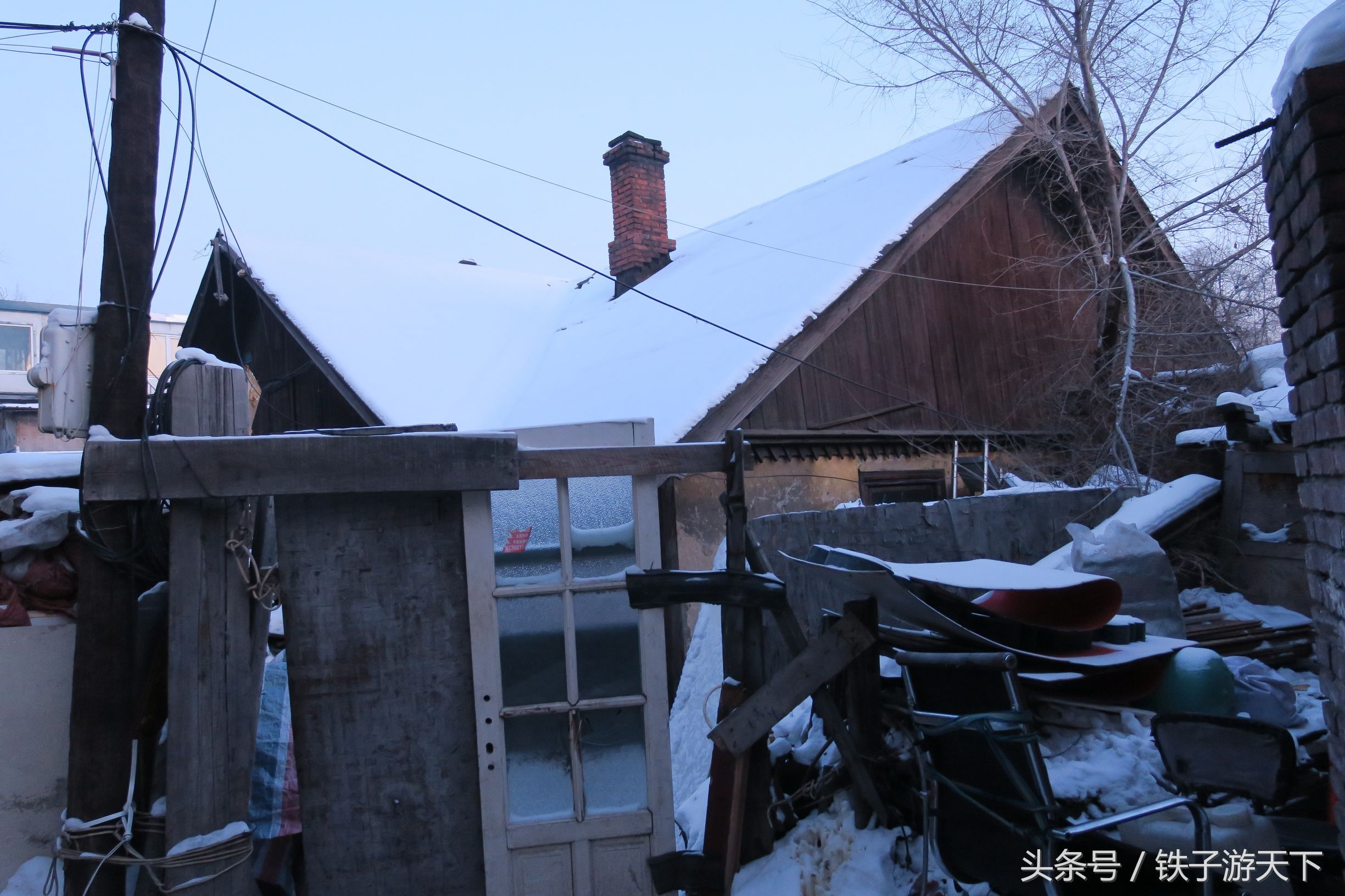 哈尔滨,顾乡车站街的百年老建筑