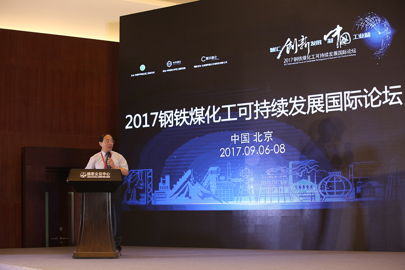 曹宏斌作题为《钢铁水污染低成本系统控制的思考》的报告.