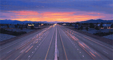 壁纸 道路 高速 高速公路 公路 夜景 桌面 450_239 gif 动态图 动图