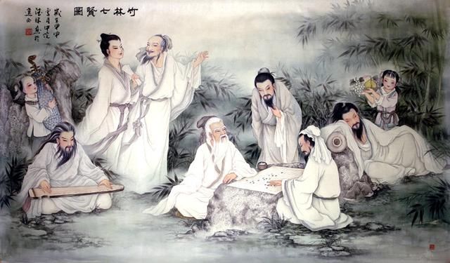工笔重彩画:韩德珠笔下的古代女神们!