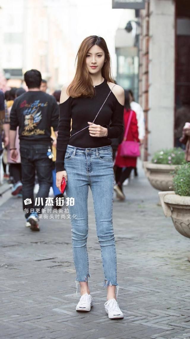 无锡街拍, 条纹衬衣搭配休闲阔腿裤, 简约有型又有范!