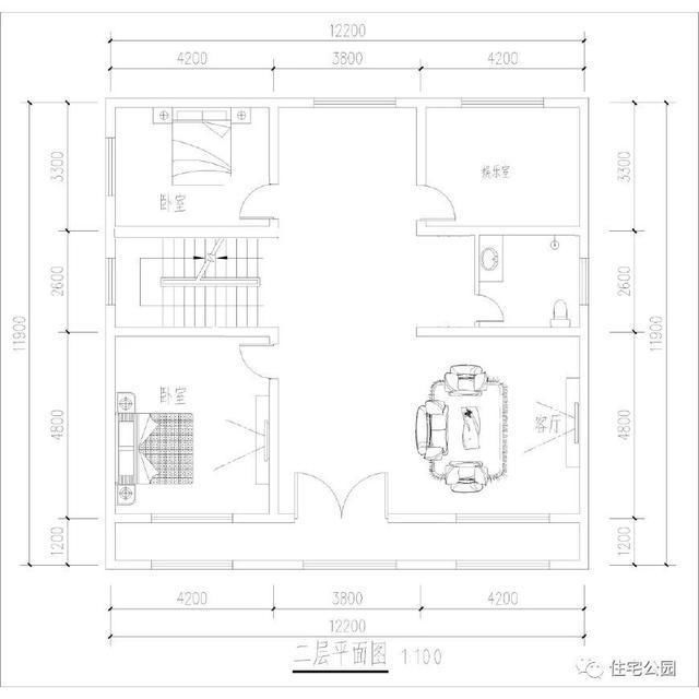 10x12 平面图