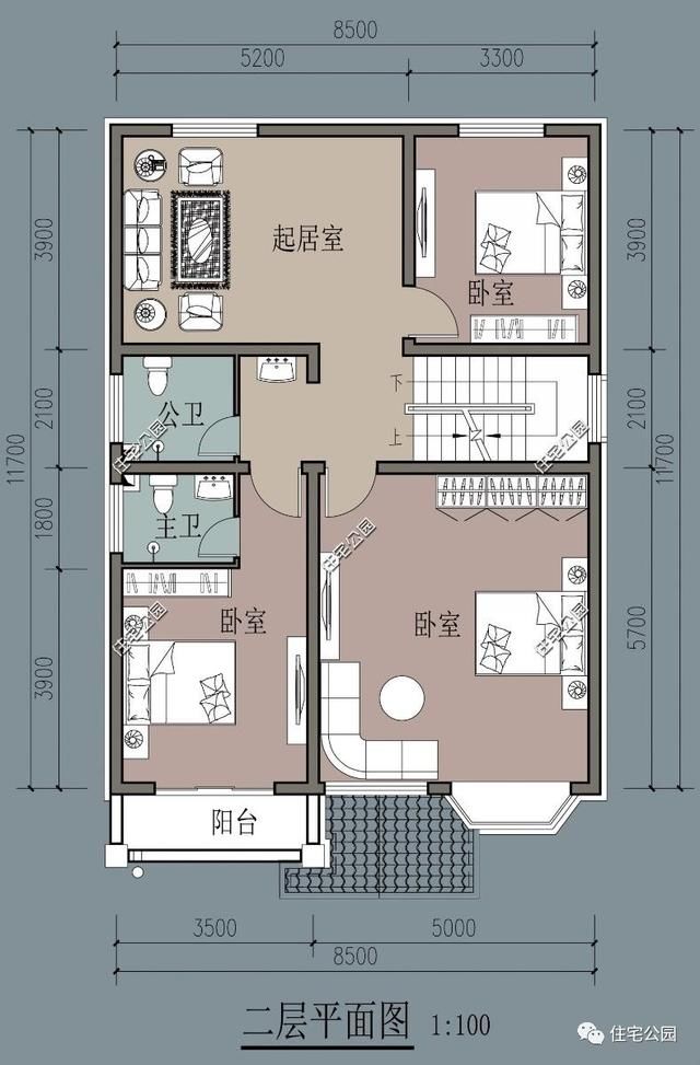 面宽8米造价13万起,2018农村自建房,这10套户型最适合