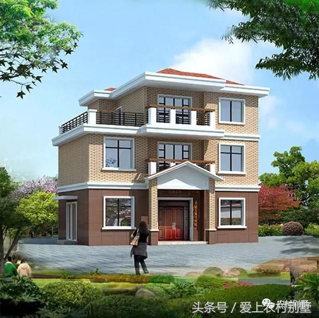 9栋实用又漂亮三层农村别墅,你觉得哪栋更美?