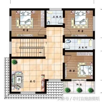 10x10米4款农村自建房,带车库和柴火灶,你会怎么选