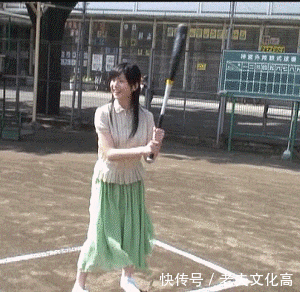 妹子 一起打棒球啊