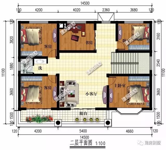 5米的两层自建房,外观简约,室内布局做得好