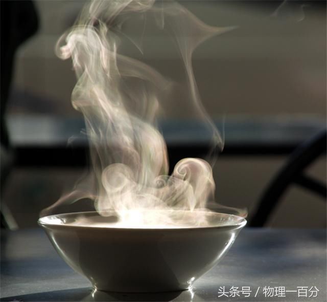 开水泡方便面时,碗里冒"热气"其实是碗里蒸发出来的热的水蒸气在上升