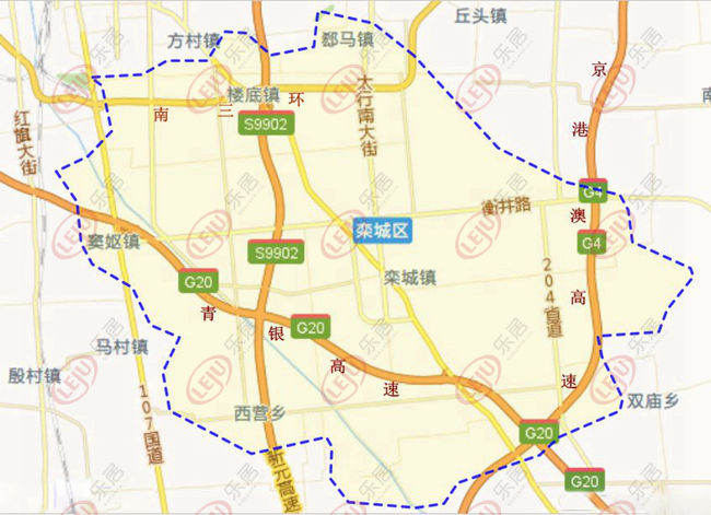 房企密集落子石家庄栾城区 乐居独家发布栾城区楼市地图