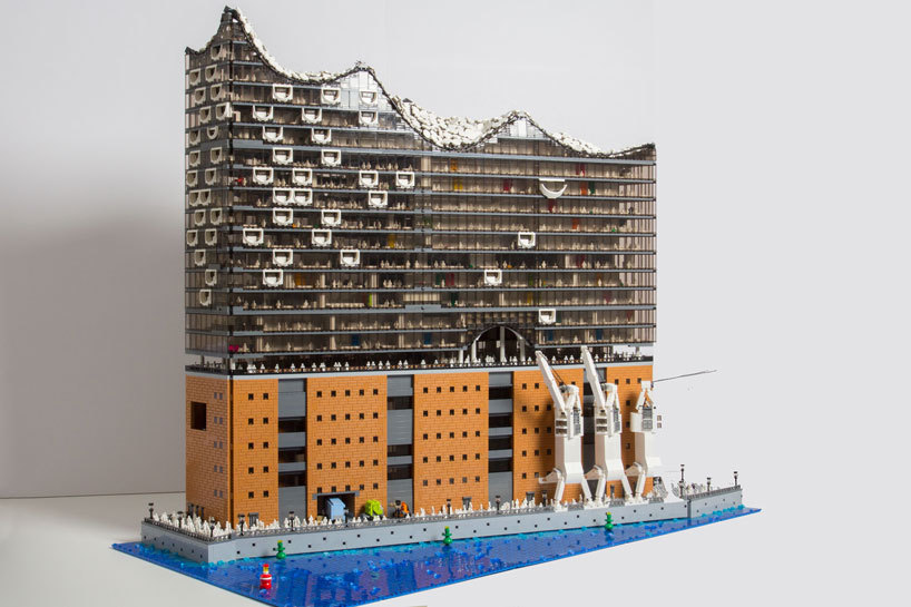 20000块乐高砖组成elbphilharmonie音乐厅模型 超多细节超精细