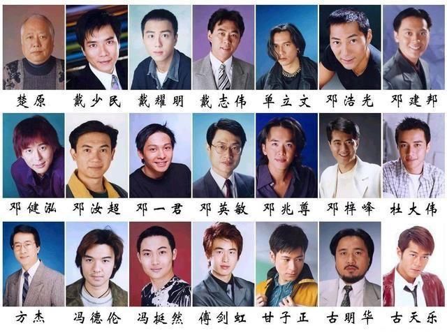 今天我们就来看看这些香港电视剧演员,看看大家能认出多少个.