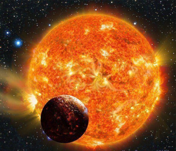 在过约5亿年后,红巨星周围的氪核蒸发,坍缩为一颗白矮星,密度超大
