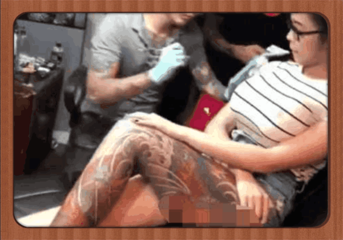 90后女子花10万元纹花臂, 操作5分钟后,纹身技师却瘫坐在地