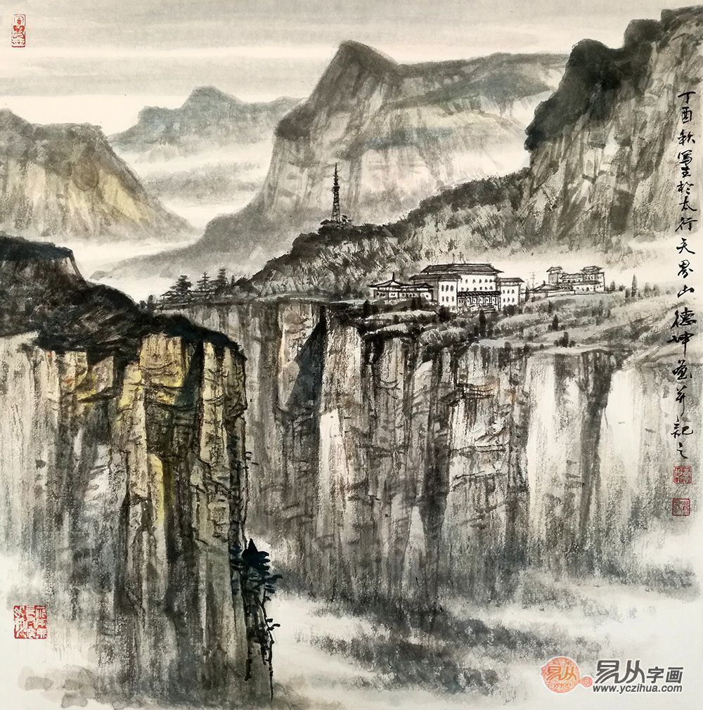 中国画当代名家林德坤国画山水作品精选!全是精品!