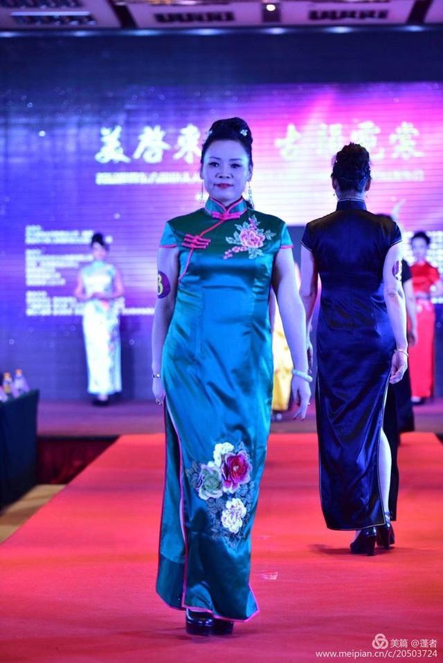 美启东方古韵霓裳旗袍夫人大赛精彩绝伦 残疾旗袍佳丽