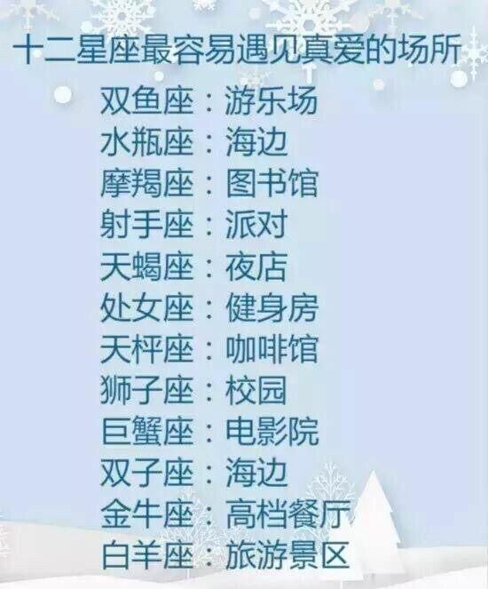 12星座遇见真爱的场所,什么阻挡了桃花,孤独感最强,要