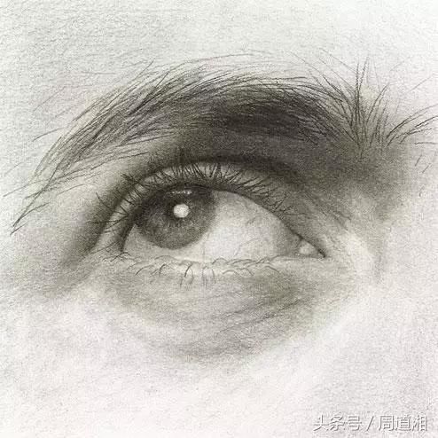 干货:素描头像眼睛的画法