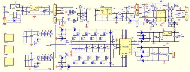 分享一台24v 2000w电源逆变器带电路图设计原理