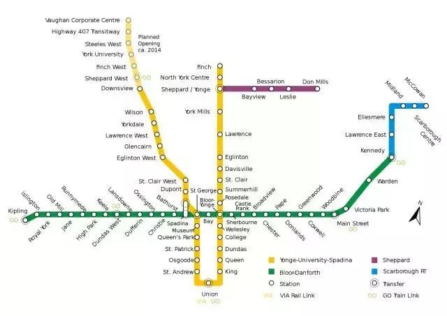 首先,加拿大首都 ---- 渥太华是没有地铁,没有地铁,没有地铁的!