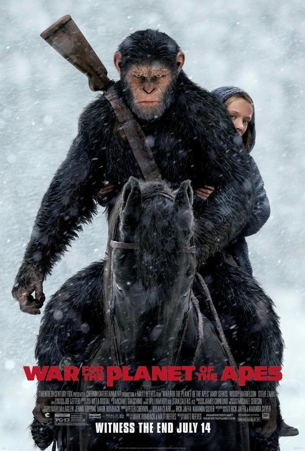 《猩球崛起3:终极之战》海报