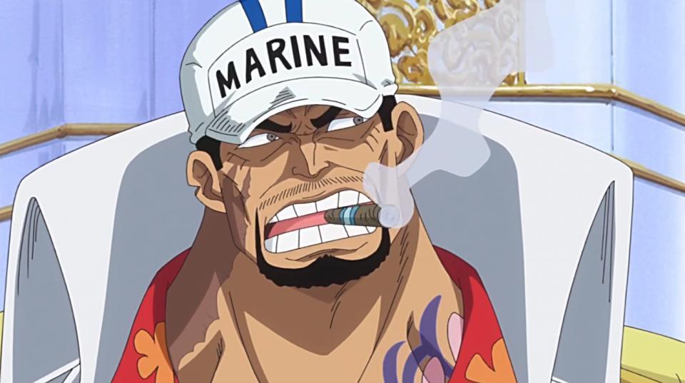 《海贼王》里提到赤犬黄猿争抢元帅 是在哪一集