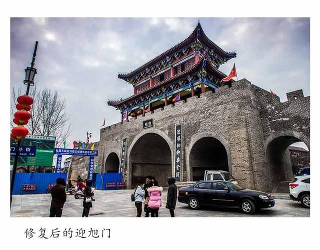 社旗县赊店山陕会馆闻名遐迩,新恢复的古城楼,古城墙令人向往.