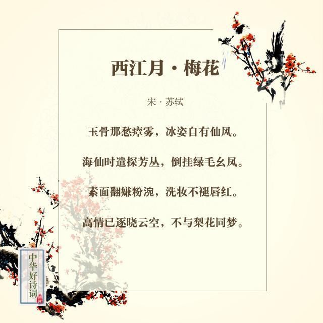 描写梅花的诗词里,你记忆最深刻的是哪一首?