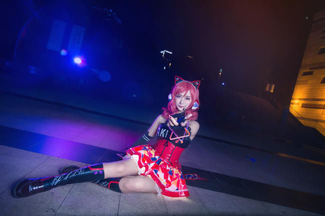 西木野真姬cos,短裙大长腿