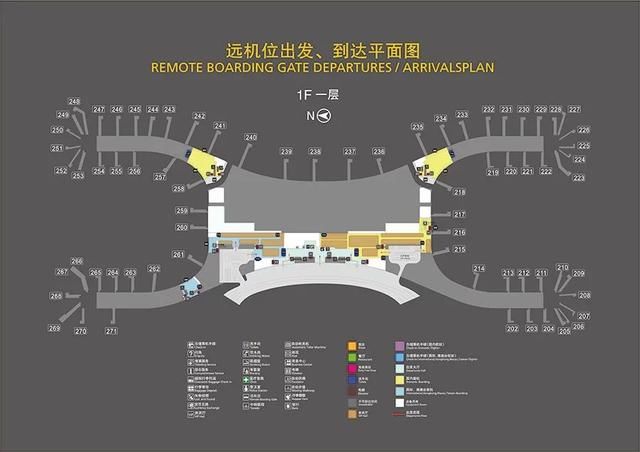 新郑国际机场t2航站楼平面图