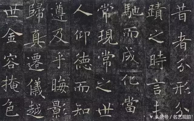 褚遂良《雁塔圣教序》 大楷:3cm-5cm,《勤礼碑》,《神策军碑》等等都