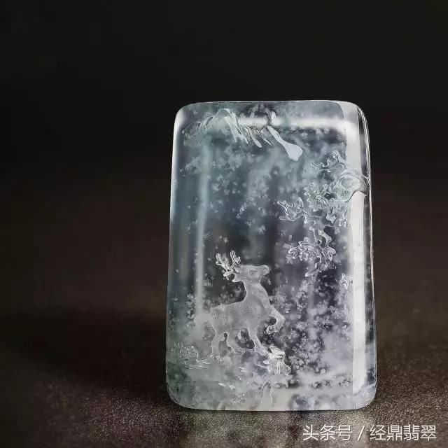 玉雕圣诞东方文化与西方文化的幸福使者鹿