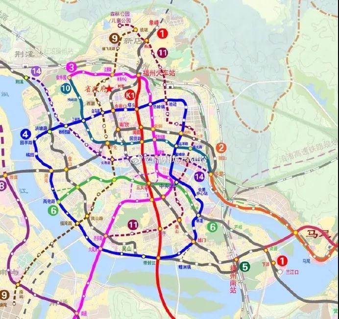 福州地铁规划又又又有新变化!