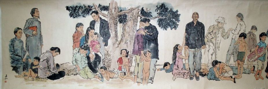 95,《流民图》·局部/蒋兆和
