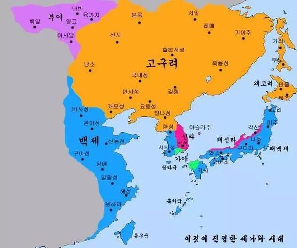 韩国古地图把古代领土夸张十倍,强盛时期都找不到盛唐