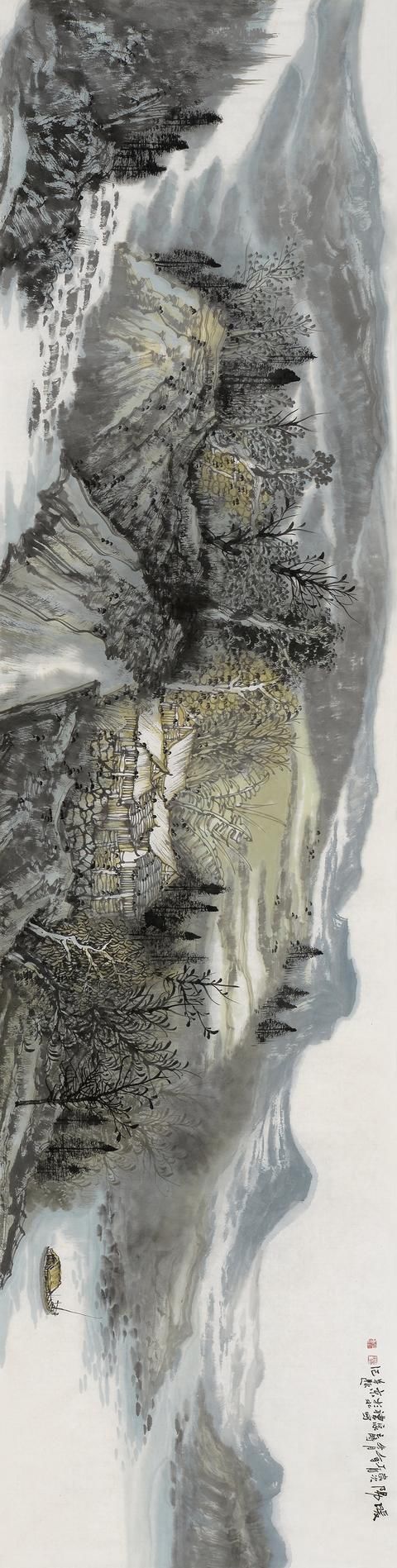 当代新锐画家徐家礼山水画作品欣赏