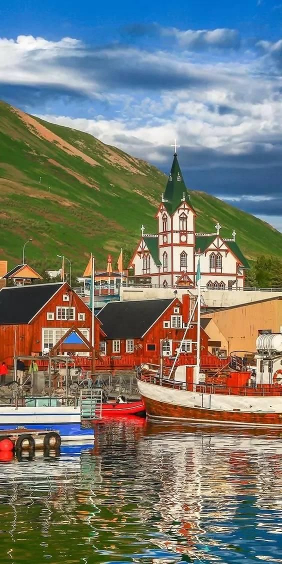 去了冰岛才知道,这里有个"欧洲观鲸之都",叫胡萨维克小镇.