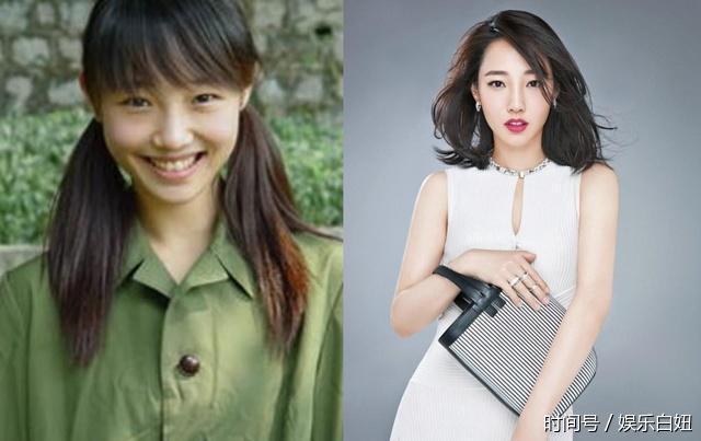 白百何.出道之前显得青春靓丽,出道之后显得成熟