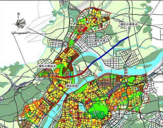 即将开工的浦仪公路夹江大桥将建非机动车道