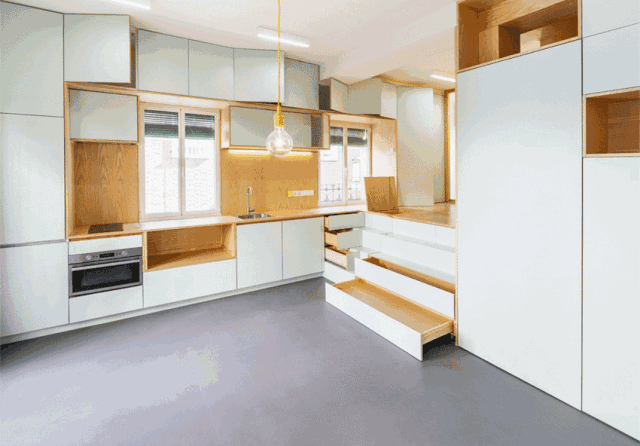 小户型33小公寓如何玩转收纳?全靠柜子