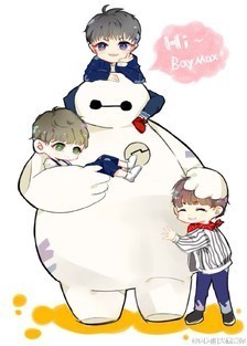 tfboysq版壁纸,tfboys壁纸手机壁纸 q版tfboys,萌的不要不要的,迷妹们快来