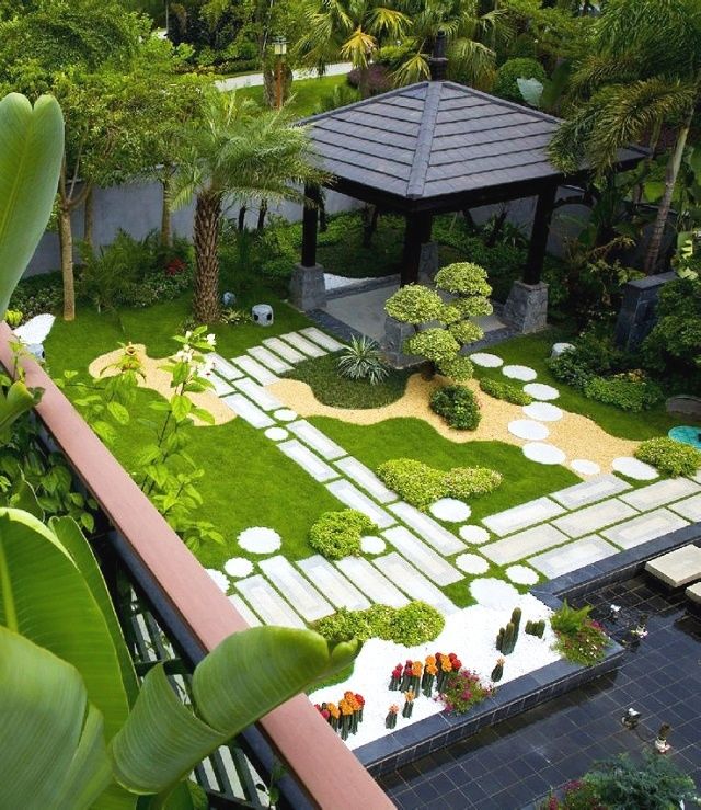 15个"花园式院子"设计案例,在院落赏花,听雨,喝咖啡!