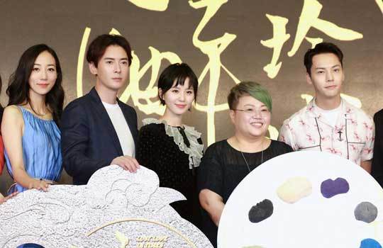 韩栋《醉玲珑》发布会玩自黑 与刘诗诗三度合作