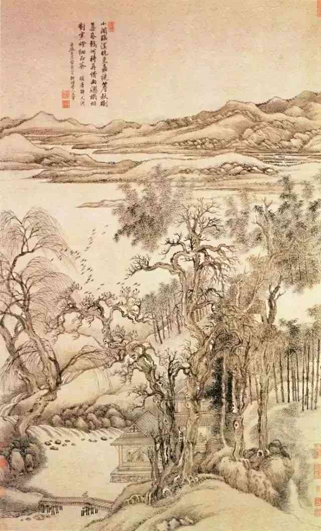 "清代四王"山水画:集古大成,笔墨高峰