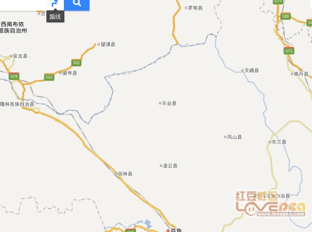 桂西北地区东巴凤,乐业,凌云,天峨等大片地区至今未通高速.