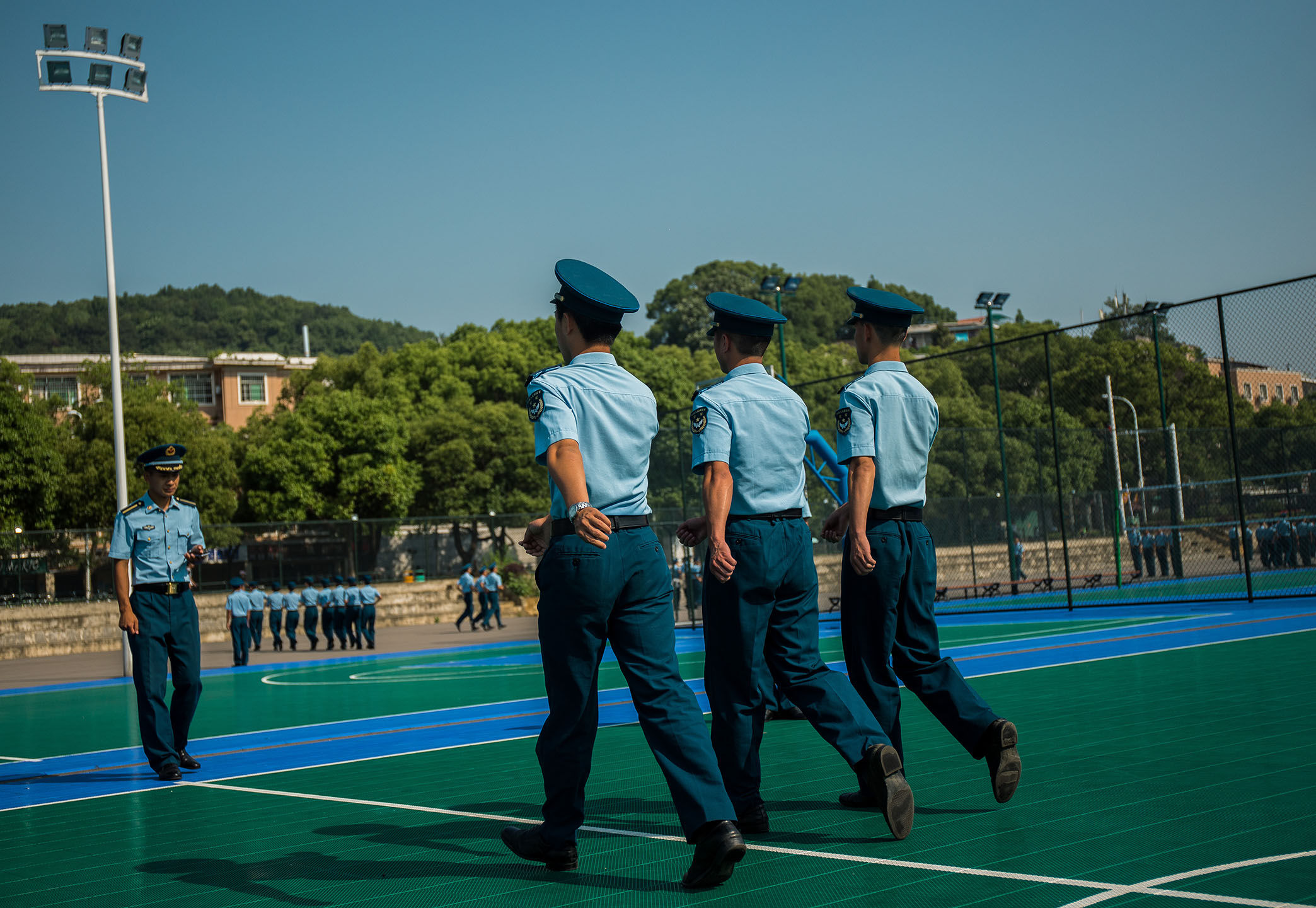 湖南大学空军国防生,队列美如画,赶超"阅兵哥"!