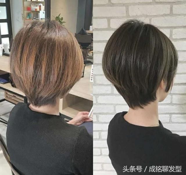 是不是曲线感更强,后脑和脖子更完美,所以一个发型不是只看表面,更