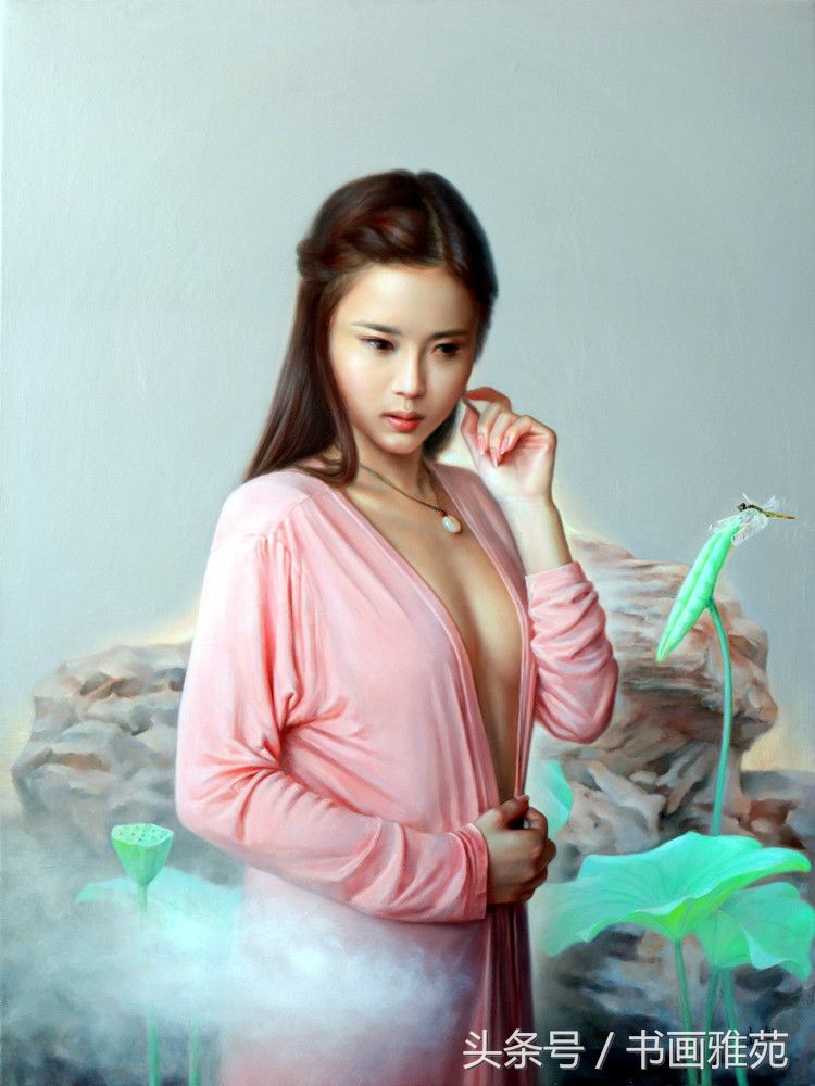 画家杨超的写实油画作品