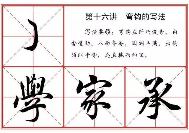 毛笔字这样写才漂亮,22种汉字笔划书写要领,赶快学学!