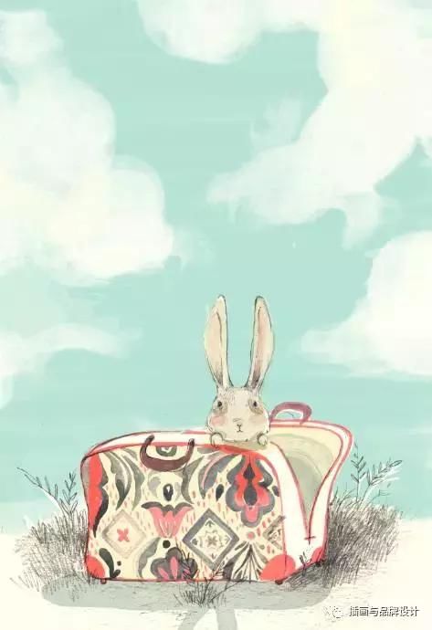 插画丨手绘一组森系"小清新"插画,她的世界我不懂