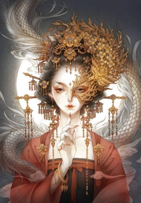 十二星座专属鱼尾仙鹤,金牛座是嫁衣时候,天蝎座古风全开!天秤男逃避双子座女的气场图片